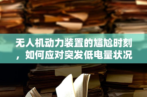无人机动力装置的尴尬时刻，如何应对突发低电量状况？