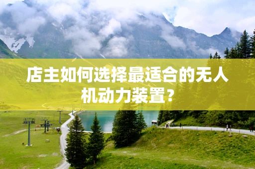 店主如何选择最适合的无人机动力装置？