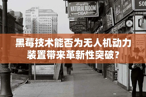 黑莓技术能否为无人机动力装置带来革新性突破？