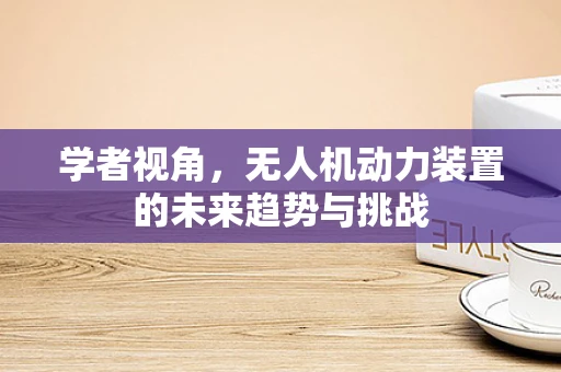 学者视角，无人机动力装置的未来趋势与挑战