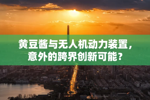 黄豆酱与无人机动力装置，意外的跨界创新可能？