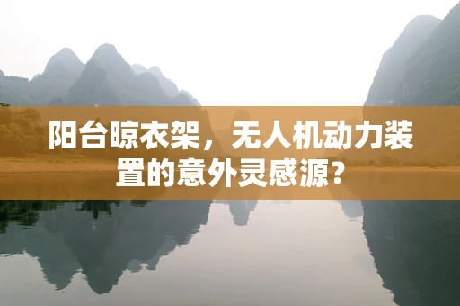 阳台晾衣架，无人机动力装置的意外灵感源？
