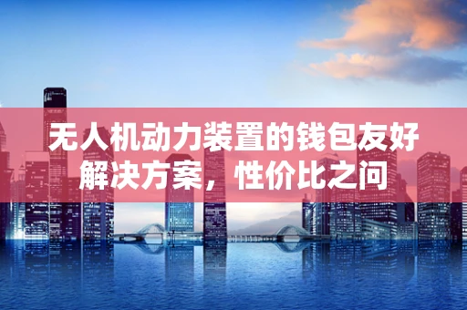 无人机动力装置的钱包友好解决方案，性价比之问