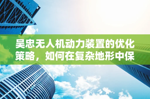 吴忠无人机动力装置的优化策略，如何在复杂地形中保持高效飞行？
