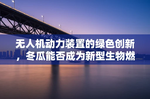 无人机动力装置的绿色创新，冬瓜能否成为新型生物燃料？