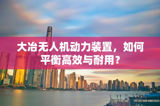 大冶无人机动力装置，如何平衡高效与耐用？