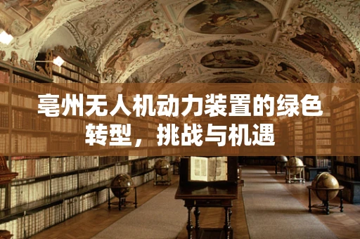 亳州无人机动力装置的绿色转型，挑战与机遇