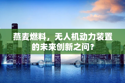 燕麦燃料，无人机动力装置的未来创新之问？