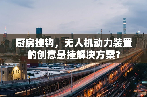 厨房挂钩，无人机动力装置的创意悬挂解决方案？