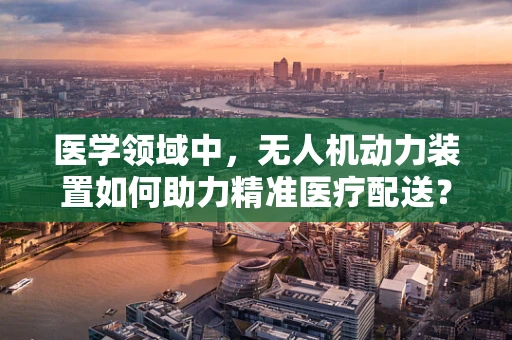 医学领域中，无人机动力装置如何助力精准医疗配送？