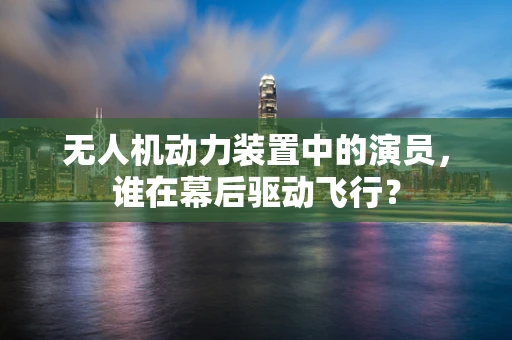 无人机动力装置中的演员，谁在幕后驱动飞行？