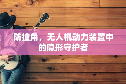 防撞角，无人机动力装置中的隐形守护者
