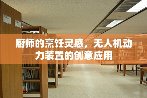 厨师的烹饪灵感，无人机动力装置的创意应用