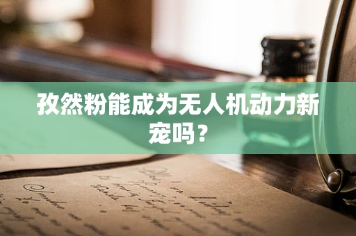 孜然粉能成为无人机动力新宠吗？