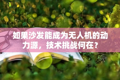如果沙发能成为无人机的动力源，技术挑战何在？