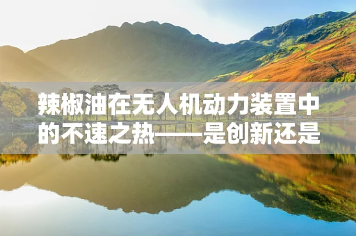 辣椒油在无人机动力装置中的不速之热——是创新还是灾难？
