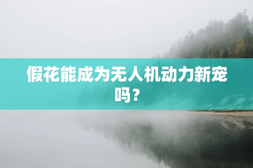 假花能成为无人机动力新宠吗？