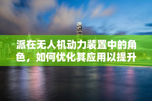 派在无人机动力装置中的角色，如何优化其应用以提升飞行效率？