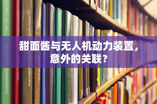 甜面酱与无人机动力装置，意外的关联？