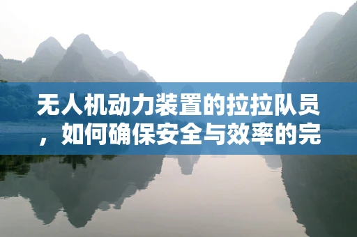 无人机动力装置的拉拉队员，如何确保安全与效率的完美平衡？