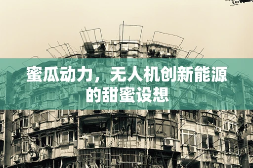 蜜瓜动力，无人机创新能源的甜蜜设想