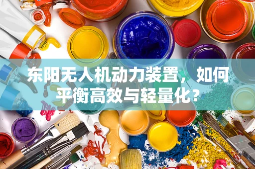 东阳无人机动力装置，如何平衡高效与轻量化？