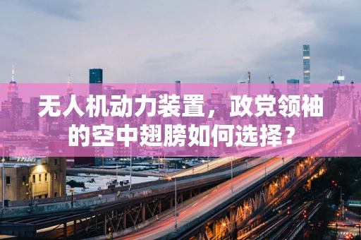 无人机动力装置，政党领袖的空中翅膀如何选择？